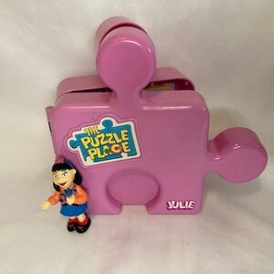 The Puzzle Place Julie Portable Mini Playhouse Puzzle Toy Vintage PBS